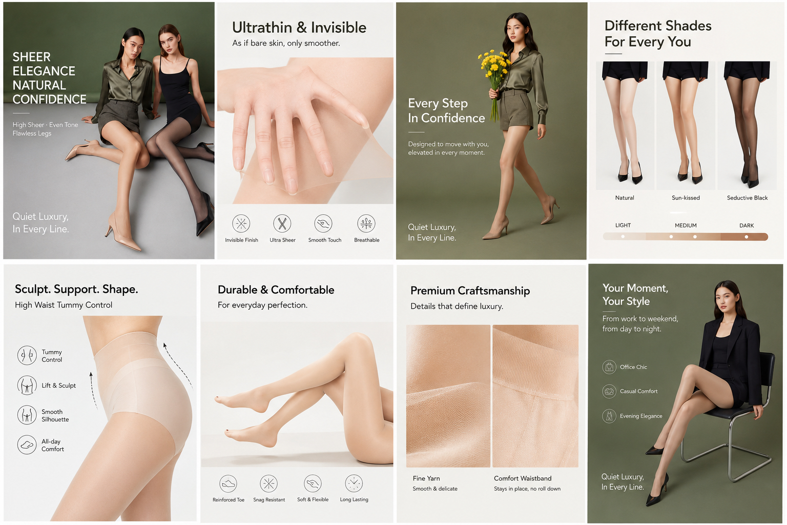 VELSÉE 15D Ultra Sheer Pantyhose product image